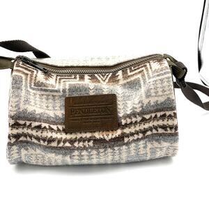 Gray Pendleton mini duffle crossbody